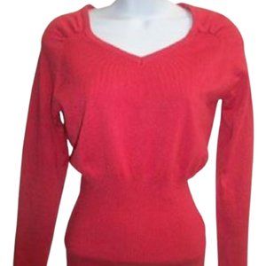 Red Sweater Women Small